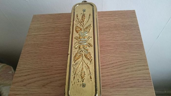 Antique Brass Clothesbrush.