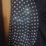 Vintage black one shoulder diamond dress (free post) Image 7
