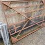 Forged 10ft railway iron gate Image 3