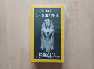 National Geographic Egypt Secrets of the Pharaohs VHS Documentary Video