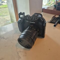Lumix GH5 + lens and smallrig cage
