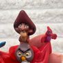 Disney Sleeping Beauty Owl As Prince Phillip aprox. 10.5 cm. Used Please see photos Image 5