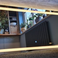 LED Bathroom Mirror Touch Switch Warm Light