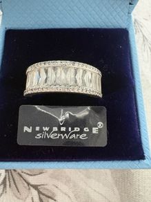 Newbridge silver ring and matching earrings