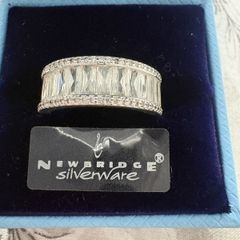 Newbridge silver ring and matching earrings