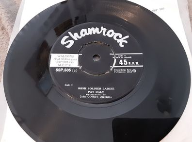 irish pressed single,  Pat Daly