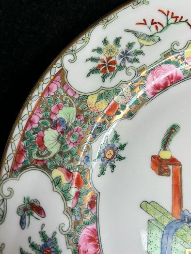 Vintage Oriental Hand Painted Plate