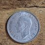 Great Britain UK 1940, One Shilling, George VI, Scottish Crest, Silver Coin - free standard postage Image 2