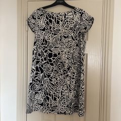 Black and white shirt Dress