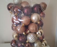 Large Set of Christmas Baubles