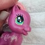 My Little Pony Cheerilee Ponytails 2008 Purple Pink Brushable approx. 10 cm. Used Please see photos Image 3