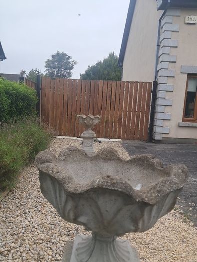 Pair of concrete planters