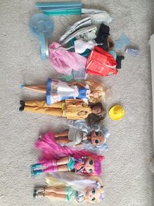 Dolls L.O.L Surprise and Barbie