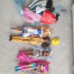 Dolls L.O.L Surprise and Barbie