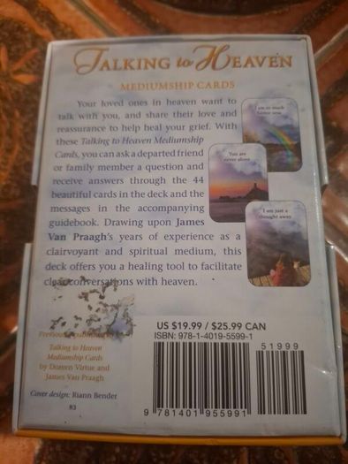 Talking to heaven mediumship cards, grief