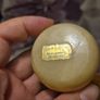 Vintage Mid Century Italian Alabaster Trinket / Jewelry Box With Flowers Image 6