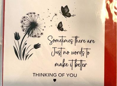 Condolences Card