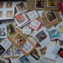 Irish stamps lot on paper