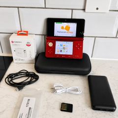 Nintendo 3ds metalic red