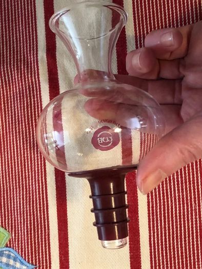 The Wine Buff Final Touch Glass 3-Phase Wine Aerator & Decanter Set - Pristine