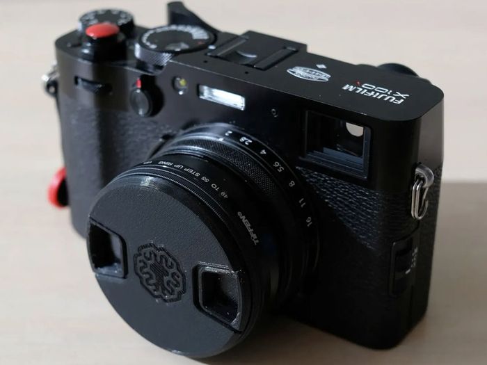 55mm Camera Lens Cap - Black