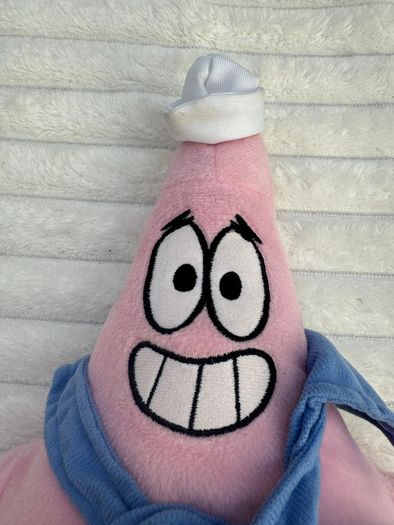 Viacom Spongebob Squarepants Patrick Star Sailor Plush 2010 Nickelodeon Used Please see pictures