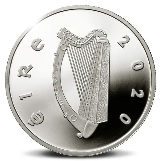 Luke Kelly Silver Proof coin 2020