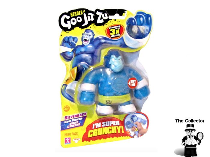 Heroes of Goo Jit Zu Silverback The Gorilla Figure Bone Crash Figure Brand New Sealed Rare Hard To Find