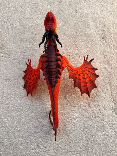 How To Train Your Dragon HookFang Dragon Blaster Action Figure 35 cm. Damaged Head Used Please see photos