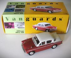 Diecast Model Hillman Minx Series IIIA Red & Cream - Collectable Vanguards 1:43