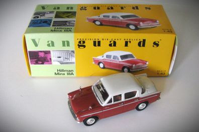 Diecast Model Hillman Minx Series IIIA Red & Cream - Collectable Vanguards 1:43