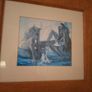 Women Bathing Signed Print 40xm x 40cm Image 2