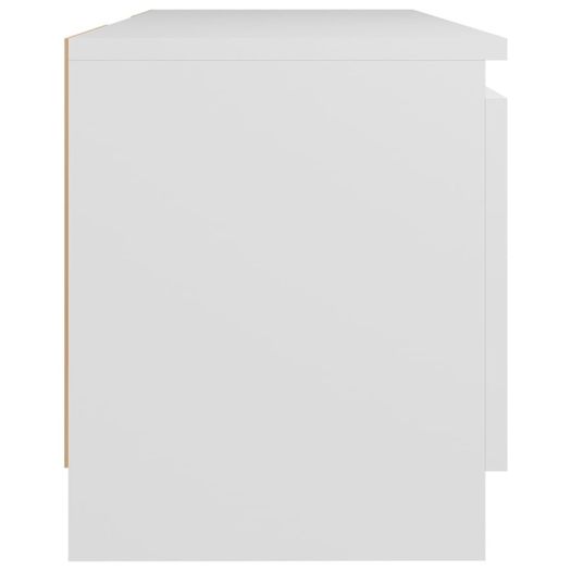 NEW SALE | TV Cabinet with LED Lights White 120x30x35.5 cm