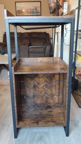 Industrial Style Wine Rack