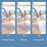 360 Degree Swivel Spout FM22 M24 Kitchen Sink Tap Spray Attachment Head with 3 Modes,Replacement Tap End Diffuser Spout,Faucet Pressurised Water Nozzle Aerator with Adapter Filter Accessories Image 2