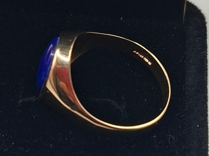 9ct lapis lazuli ring