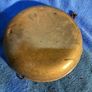 Vintage brass weighting scales pan Image 3
