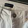 No2moro Juliet 3/4 Denim Jean - 25" Leg White Jeans Size 8 Image 4