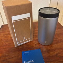 New in Box BMW Thermomug Push Top - Stainless Steel - 330ml