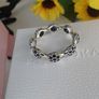 Brand new genuine Pandora sterling silver pave ring Image 2