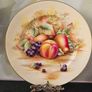 Rare Vintage Aynsley "Orchard Gold" Dinner Plate and Vase Image 3