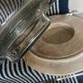 New XL solid washed wood and glass centre piece or hurricane vase Image 6