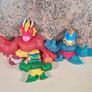 Heroes Of Goo Jit Zu Figure Bundle Stretchy Elastic Bendy Dino Power Blazagon Image 2