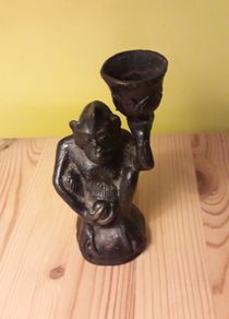 Vintage - Monkey - Candle / Incense Holder
