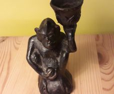 Vintage - Monkey - Candle / Incense Holder