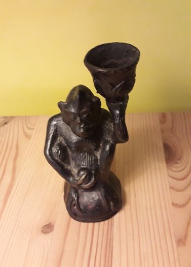Vintage - Monkey - Candle / Incense Holder