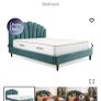 King size bed with brand new mattress Image 2