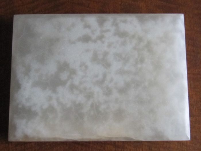 Unique Turkish Pale Cream Onyx Plinth / Base