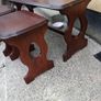 Vintage Mahogany Nest of Tables Image 5