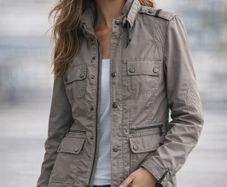 Ladies M&S Autograph Satin Military Style Jacket: Size 12